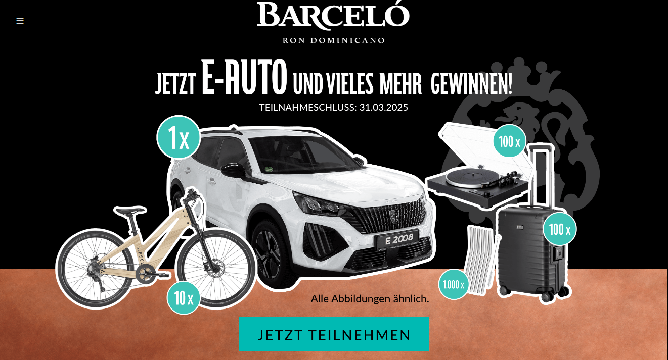 Barcelo E-Auto 2024 - Gewinnspiel