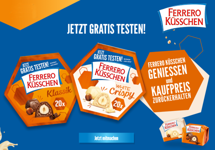 Ferrero Küsschen 2024 - Cashback