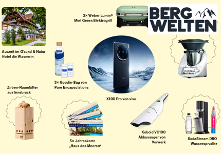 Bergwelten große Gewinnspiel 2024 - Gewinnspiel