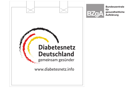Stoffbeutel Diabetesnetz Deutschland - Gratisprobe