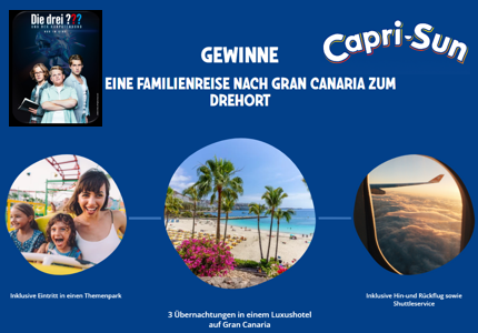 Capri-Sun Die drei Fragezeichen 2025 - Gewinnspiel