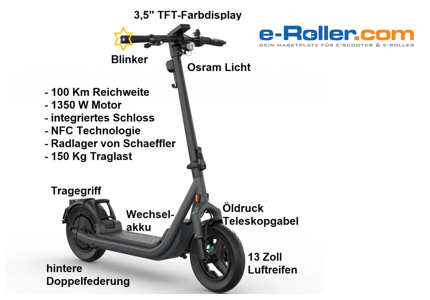 e-Roller.com E-Scooter Egrfet GT 2025 - Gewinnspiel