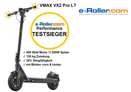 e-Roller.com E-Scooter VMAX VX2 Pro LT 2025 - Gewinnspiel