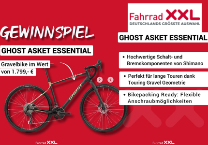 Fahrrad XXL Ghost Asket Essential Gravelbike 2025 - Gewinnspiel