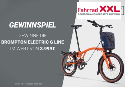 Fahrrad XXL Brompton Electric 2025 - Gewinnspiel