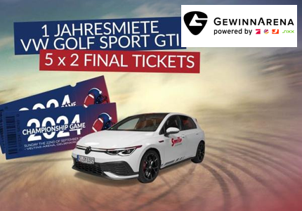Gewinnarena ELF Finaltickets VW Golf 8 GTI 2024 - Gewinnspiel