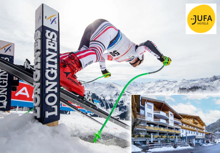 JUFA Hotels Winterurlaub im Alpenhotel Saalbach 2024 - Gewinnspiel