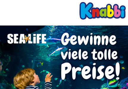 Knabbi Sealife 2025 - Gewinnspiel