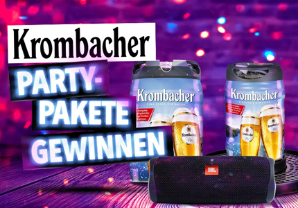 Krombacher Party-Paket 2024 - Gewinnspiel