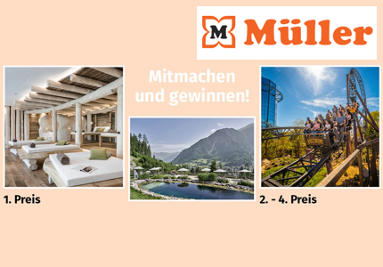 Müller Urlaub 2024 - Gewinnspiel