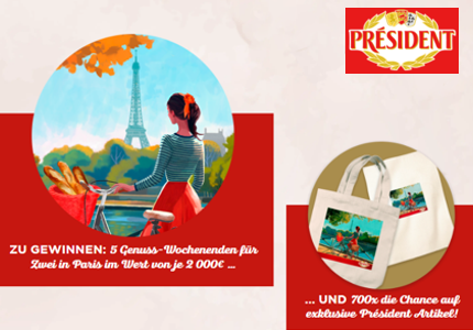 President Paris Reise 2024 - Gewinnspiel