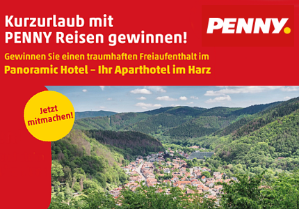 Penny Reisen Aparthotel im Harz 2024 - Gewinnspiel