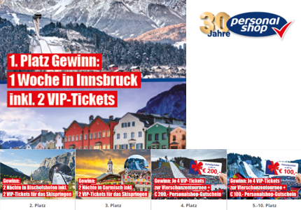 Personalshop Urlaub Innsbruck 2024 - Gewinnspiel