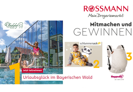 Rossmann Urlaubsglück im Bayerischen Wald 2024 - Gewinnspiel