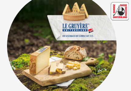 Schweizer Käse Le Gruyère AOP 2025 - Gewinnspiel