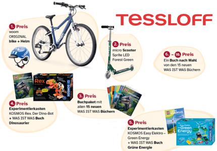 Tessloff Was ist Was 2024 - Gewinnspiel