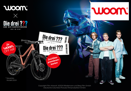 woom Die Drei ??? 2024 - Gewinnspiel