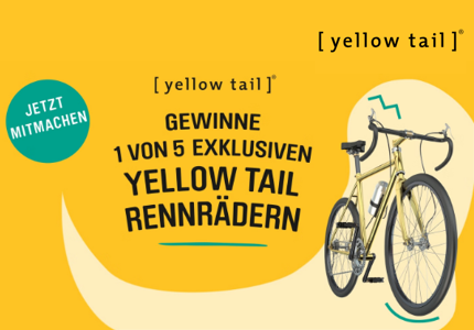 yellow tail Rennräder 2025 - Gewinnspiel